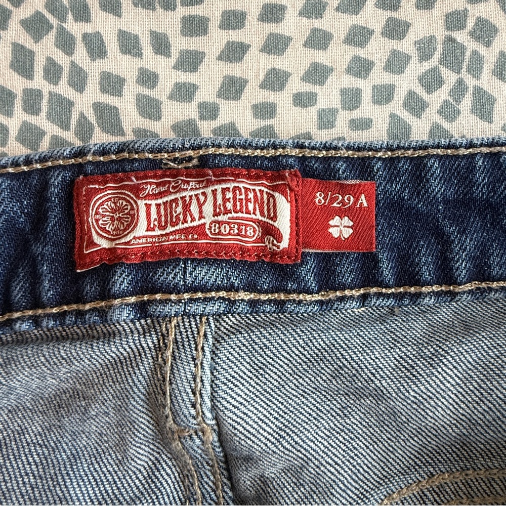 Lucky Brand | The Baggy Wide Leg Cuffed Jeans - Picture 9 of 11